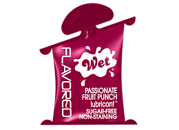 Оральная съедобная смазка Wet Flavored Fruit Punch, 10 мл