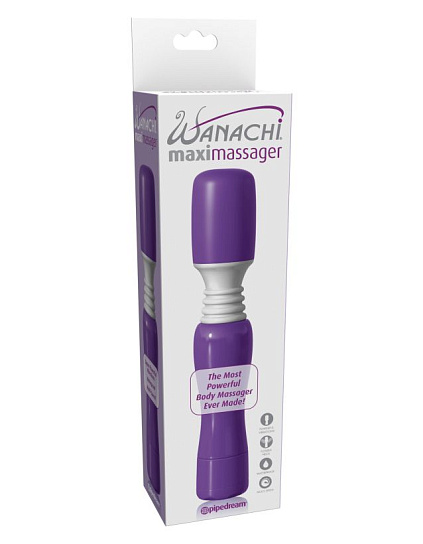 Массажер Maxi Wanachi с бесшумным мотором, фиолетовый