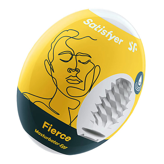 Яйцо мастурбатор Satisfyer Fierce с рельефом