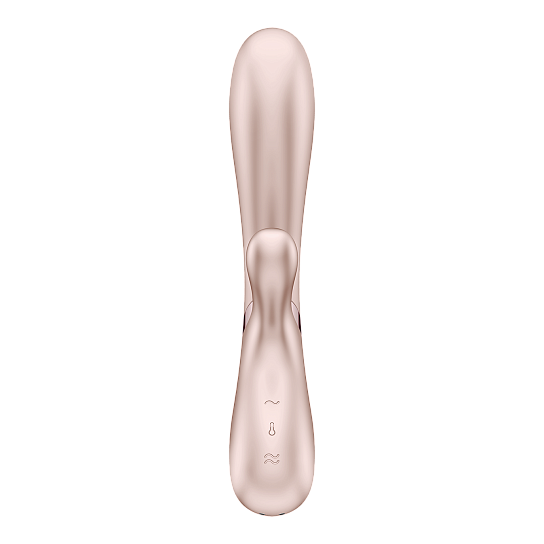 Вибратор-кролик с подогревом Satisfyer Hot Lover, бежевый