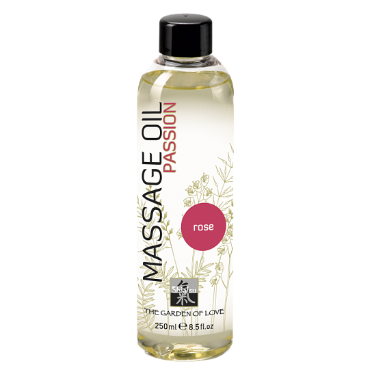 Shiatsu Passion Rose масло массажное с ароматом Розы, 250 мл