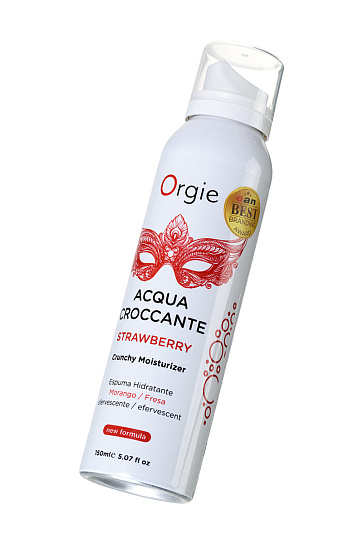 Увлажняющая пена для массажа Orgie Acqua Croccante шипучая, 150 мл
