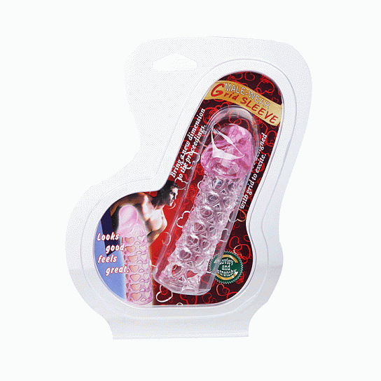 Насадка на фаллос с перфорированной поверхностью