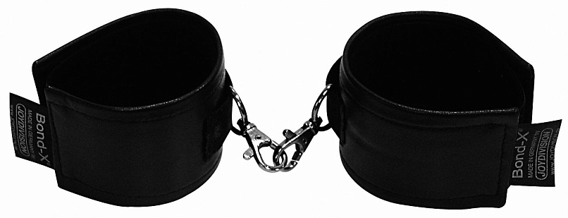 Наручники из натуральной кожи LEATHER-BOND-X