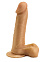 Фаллоимитатор с мошонкой телесный Love Toy 16,5 см
