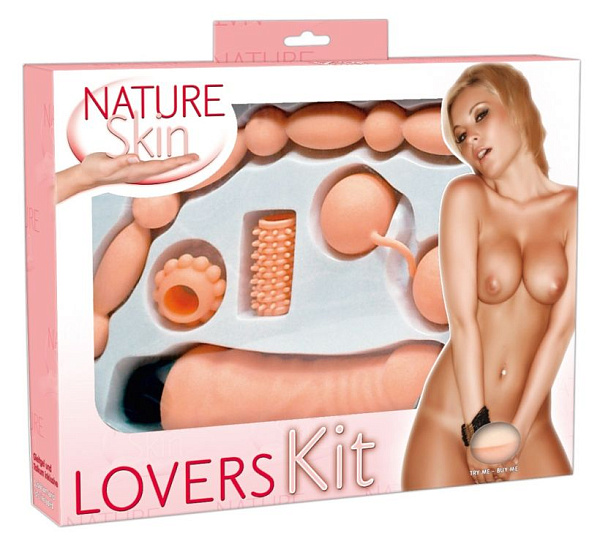 Набор для интимной стимуляции Nature Skin Lovers Kit, 5 предметов