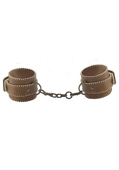 Кожаные комфортные оковы на ноги Ankle
