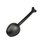 Черный вагинальный тренажер Mono Unplain из силикона