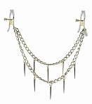 Стильные клипсы на грудь Rock Hard Nipple Clamps