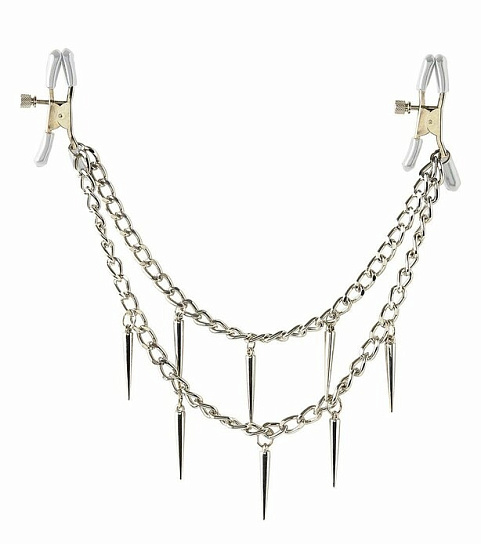 Стильные клипсы на грудь Rock Hard Nipple Clamps
