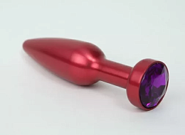 Стильная металлическая втулка 4sexdream, красный/фиолетовый