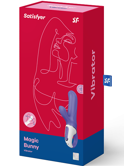 Satisfyer вибратор Vibes Magic Bunny с клиторальным стимулятором