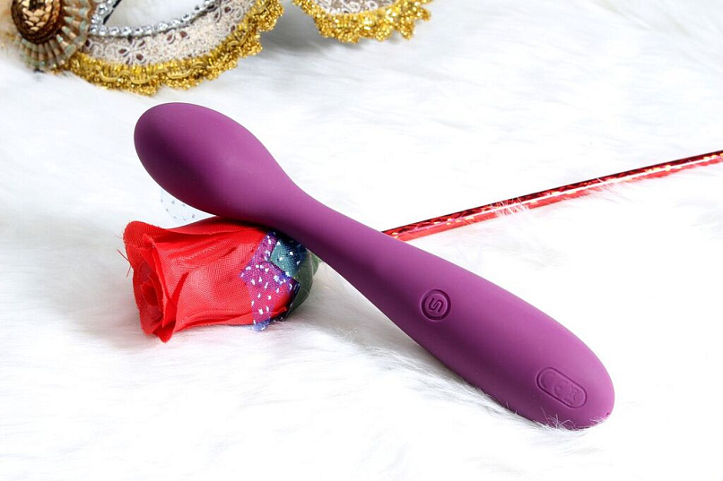 Вибромассажер в форме ложечки для точки G Svakom Keri, фиолетовый