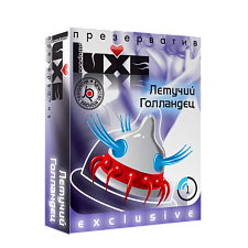 Презерватив с стимулирующими усиками от Luxe Exclusive Летучий Голландец