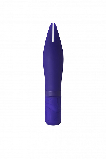 Вибратор BonBon’s Powerful Spear с ушками для точечной стимуляции, синий