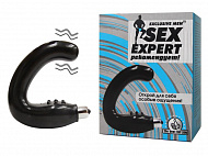 Sex Expert массажер вибрационный анатомической формы