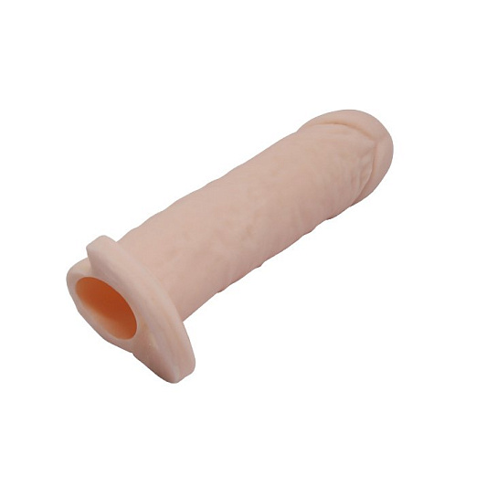 Реалистичная насадка с кольцом для мошонки Sex Expert L-108