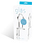 Анальная пробка с ограничителем, стеклянная Glas