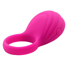 Виброкольцо на пенис Ripple в виде волны, розовое