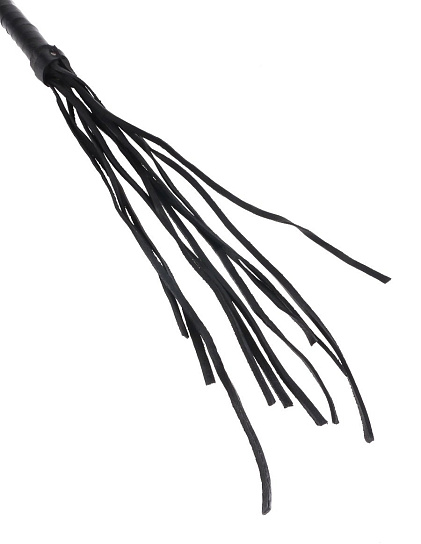 Плетка для БДСМ Cat-O-Nine Tails, черная