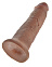Фаллоимитатор-гигант на присоске King Cock 10 Cock Brown, 23 см, загорелый