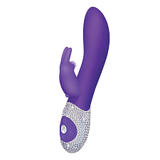 Классический кролик Crystalized 12 режимов, блестящий фиолетовый