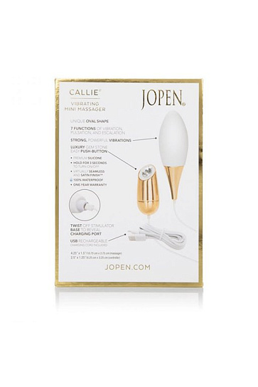 Вибромассажер Callie by Jopen - Vibrating Mini Massager с пультом