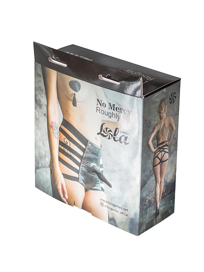 Трусики для страпона с эластичными лентами No Mercy Roughly, размер M/L