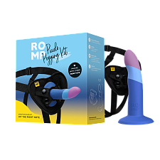 Страпон Romp Piccolo Pegging Kit: фаллоимитатор + пояс