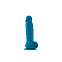 Фаллос с мошонкой ColourSoft 5 Soft Dildo, синий, 13 см
