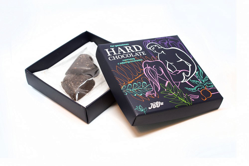 Шоколад с афродизиаками для мужчин juleju hard chocolate