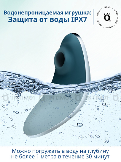 Вакуумно-волновой вибратор Satisfyer Vulva Lover 1, голубой