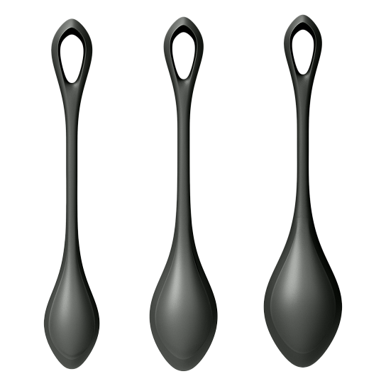 Набор вагинальных шариков Satisfyer Yoni Power 2, черный