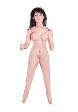 Кукла в натуральную величину с двумя отверстиями LUSTY BIKER