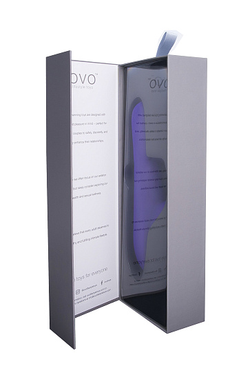 Женский вибратор OVO J3-5 Rabbit перезаряжаемый