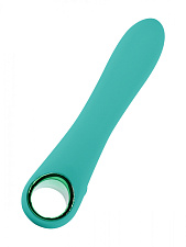 Гибкий вибратор с ручкой-кольцом Свободный ассортимент, зеленый