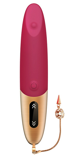 Мини вибромассажер Viotec DYSIS, бордовый