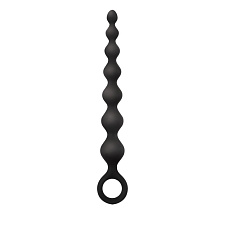 Анальная елочка Perles D'Lux - Long - Black