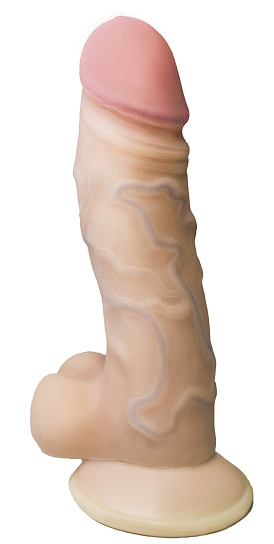 Фаллоимитатор с реалистичной текстурой Real Standart, 12 см
