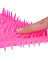 Перчатка для чувственной стимуляции эрогенных зон Neon Luv Glove, розовая