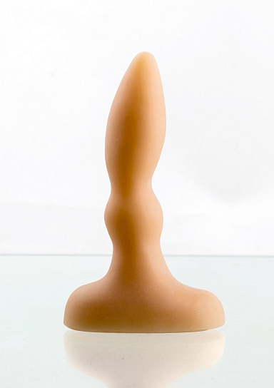 Анальная пробка-стимулятор Beginners P-spot Massager, телесная