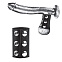 Утяжка для мошонки из экокожи Strap With Metal Snap, 8 см