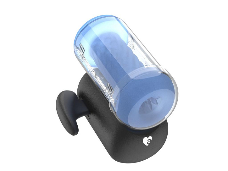 Мастурбатор Amovibe Black Knight с имитацией фрикций