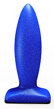 Анальная игрушка-пробка Streamline Plug гладкая, синяя