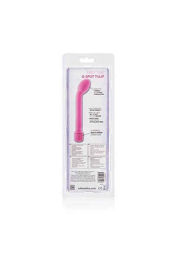 Изогнутый вибратор G-точки с утолщенной головкой G-spot Tulip