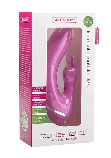 Гладкий и бесшовный вибратор COUPLES, розовый