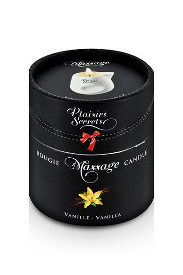 Massage Candle Vanilla свеча с массажным маслом Ваниль, 80 мл