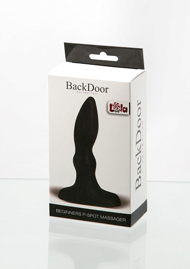 Анальная пробка-стимулятор Beginners P-spot Massager, черная