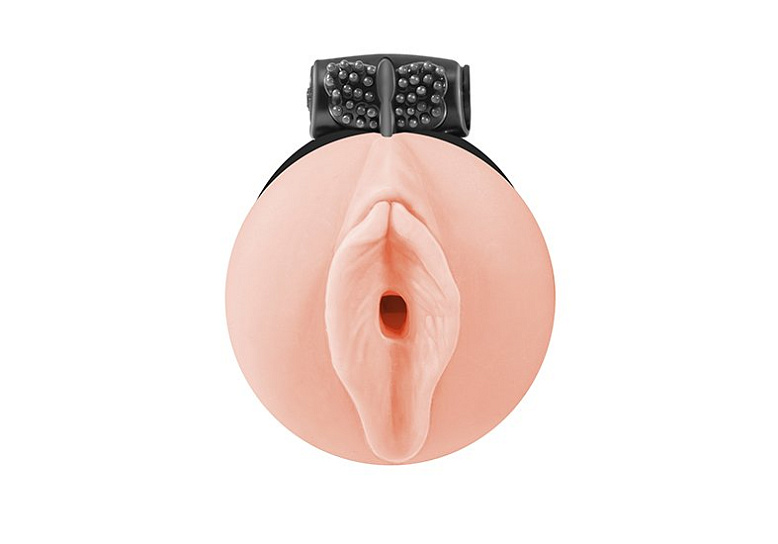 Мастурбатор с вибро-кольцом Satisfaction Magazine Maid