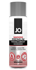 Возбуждающий лубрикант на силиконовой основе JO Premium Warming, 60 мл